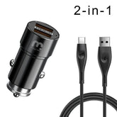 2 - in - 1 Car Charger with 6FT USB - C CableMyBat Pro